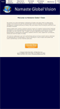 Mobile Screenshot of namasteglobalvision.com